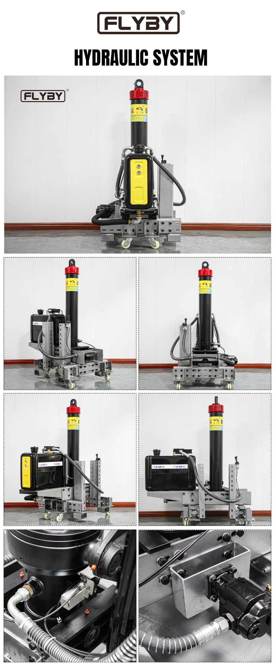 Tipper Truck and Trailer Components of a Hydraulic Pneumatic Linear Actuator Fee-Series