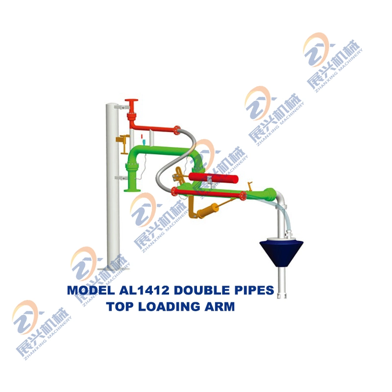 Piggy Back Top Loading Arm with Vapor Recovery Line