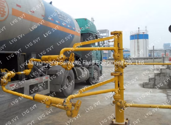 Petroleum Chemicals Truck Tanker Bottom Load Unloading Braço